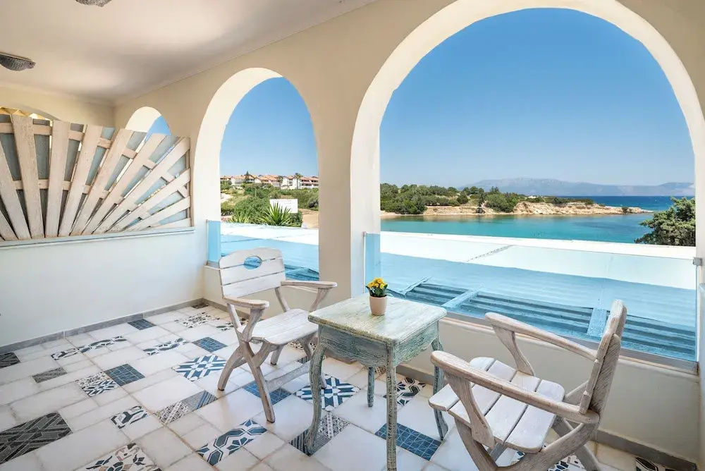 Standard Family room with balcony and with sea view