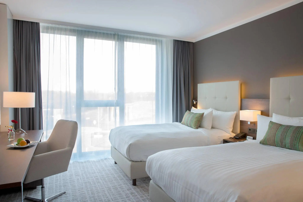 Standard Double room with lake view twin beds