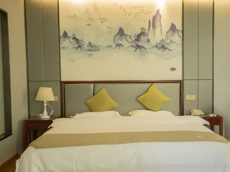 GreenTree Inn Anhui Fuyang Funan East Huaihe Road Express Hotel - Chambres