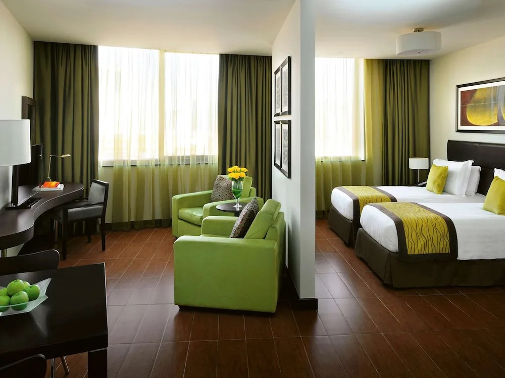 Movenpick Hotel Apartments Al Mamzar Dubai - Chambres