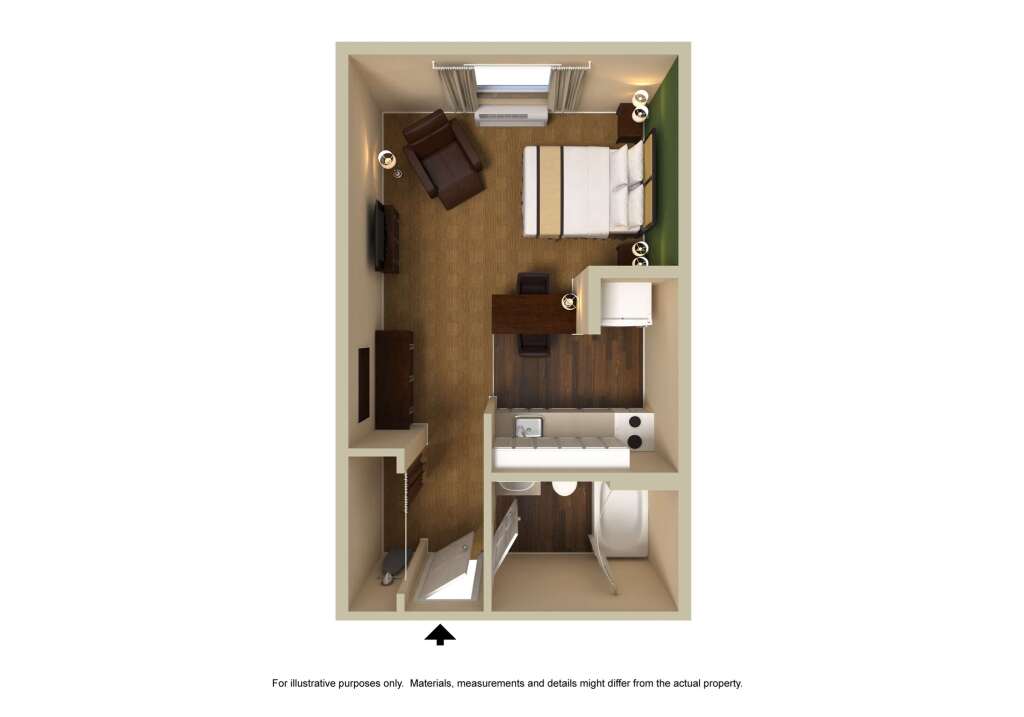 Люкс с 2 комнатами в Spark by Hilton Dallas Market Center