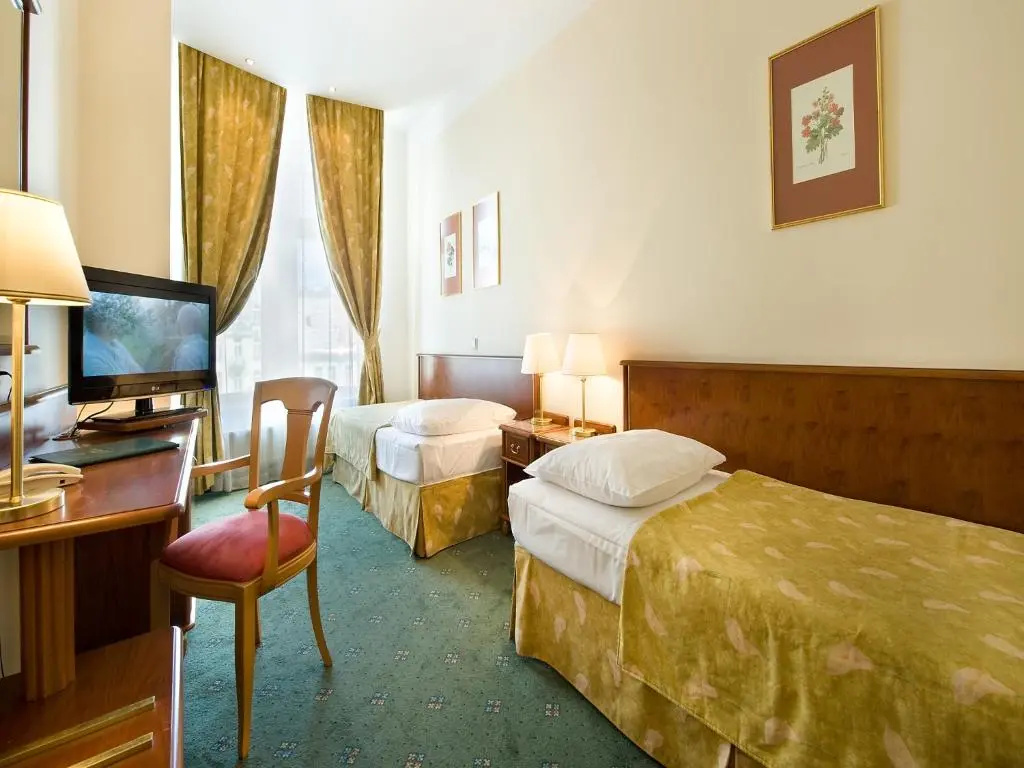 Standard Double room with a view of Wenceslas Square (twin beds)