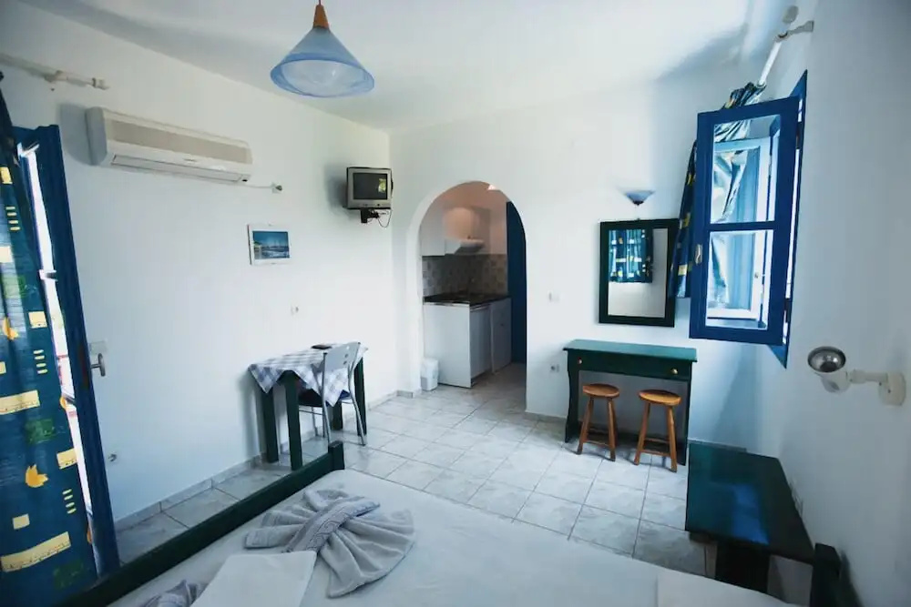Studio with balcony