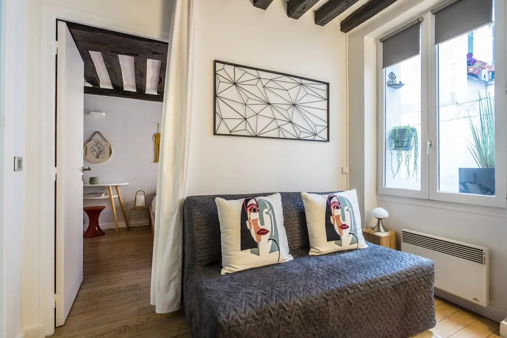 Afficher la photo 6 — Chic Apartment With Patio - 2br/6p - Le Marais