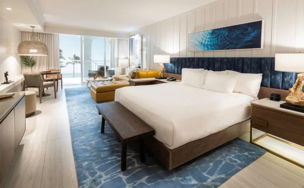 Premier Double Penthouse room oceanfront (full double bed)