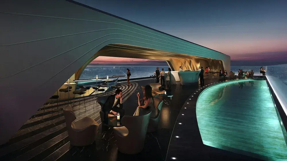 Luxury at Mercury Towers by Zaha Hadid Architects