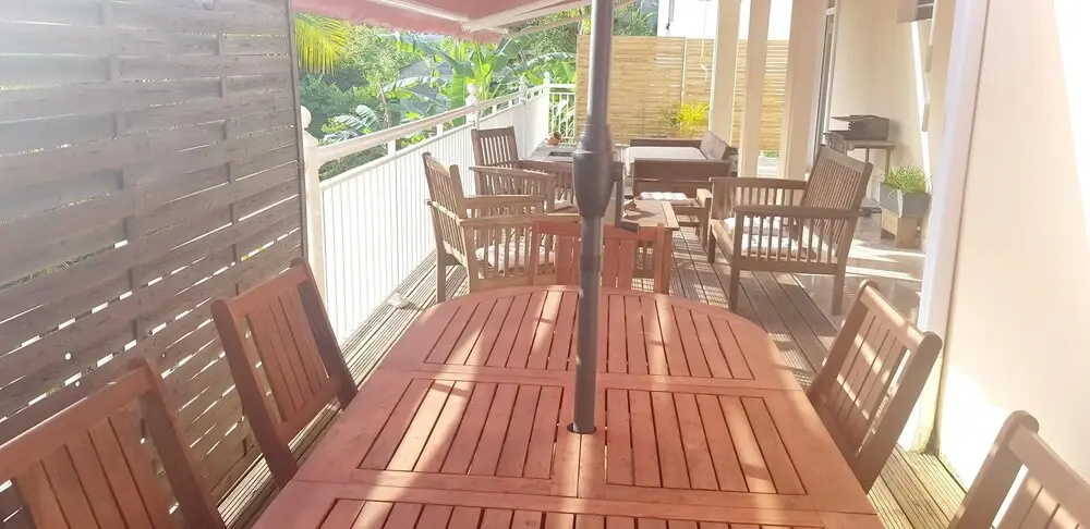Apartment with One Bedroom in Le Gosier, with Wonderful Mountain View, Enclosed Garden And Wifi - 3 Km From the Beach