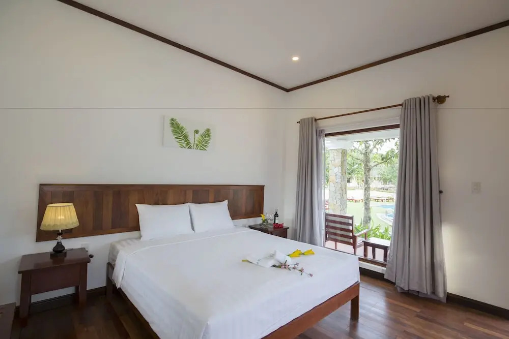 Двухместный номер Deluxe с красивым видом из окна двуспальная кровать в Santa Garden Resort