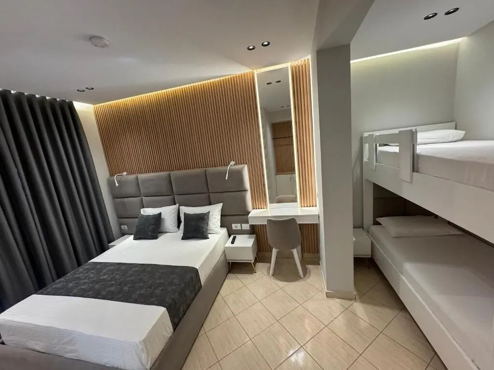 Superior Quadruple room with balcony and with view