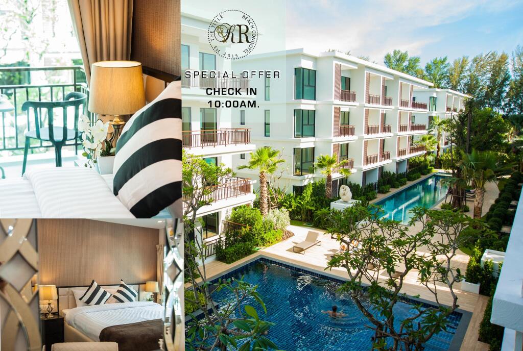 Двухместные апартаменты Luxury двуспальная кровать в The Title KR Beach Condotel Rawai Phuket