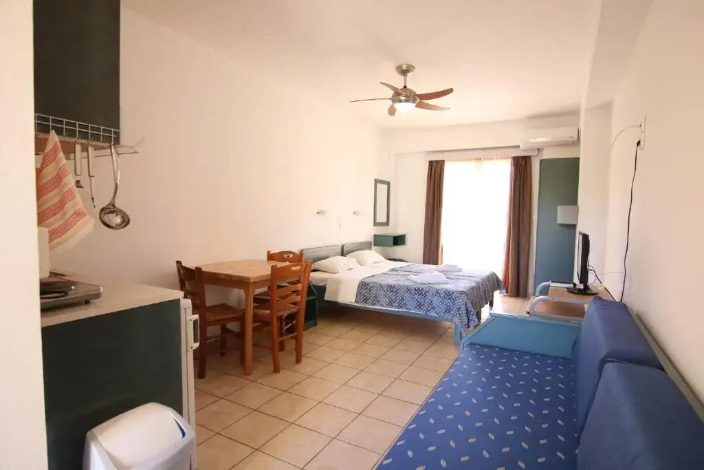 Studio with balcony
