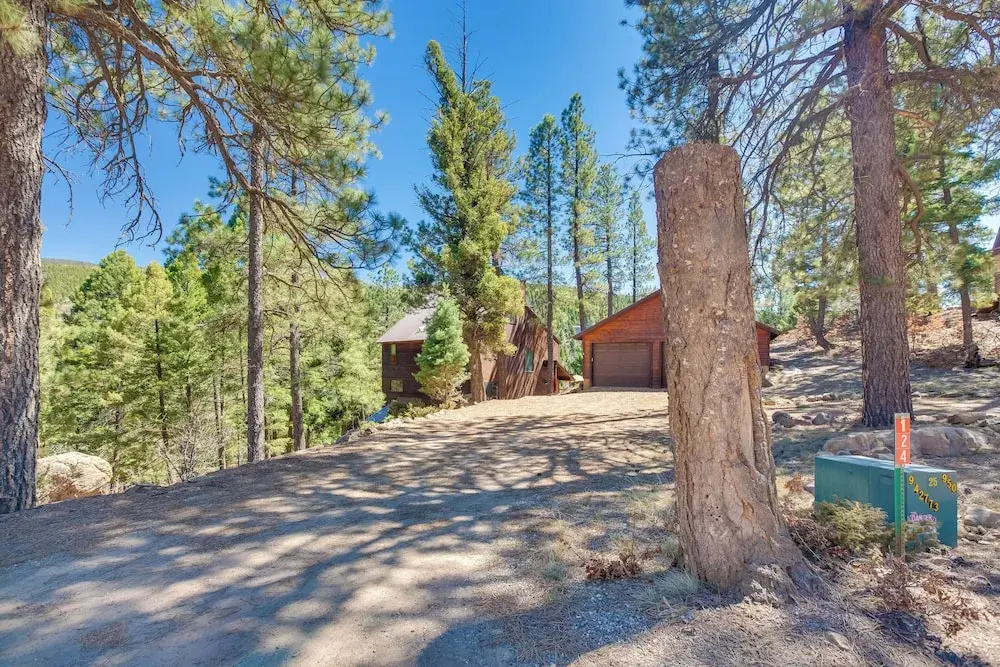 Roomy Angel Fire Home w/ Hot Tub, Sunroom & Views!