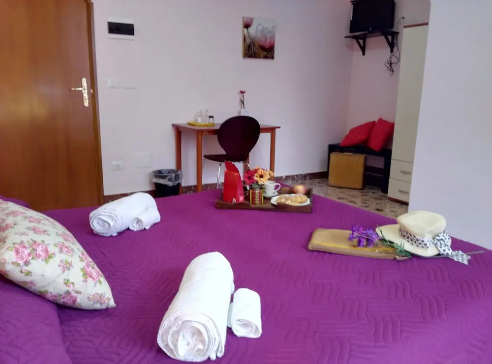 Standard Double room with balcony and with garden view (full double bed)