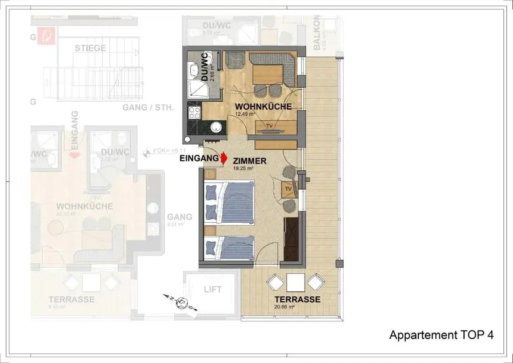 1 Bedroom Apartment