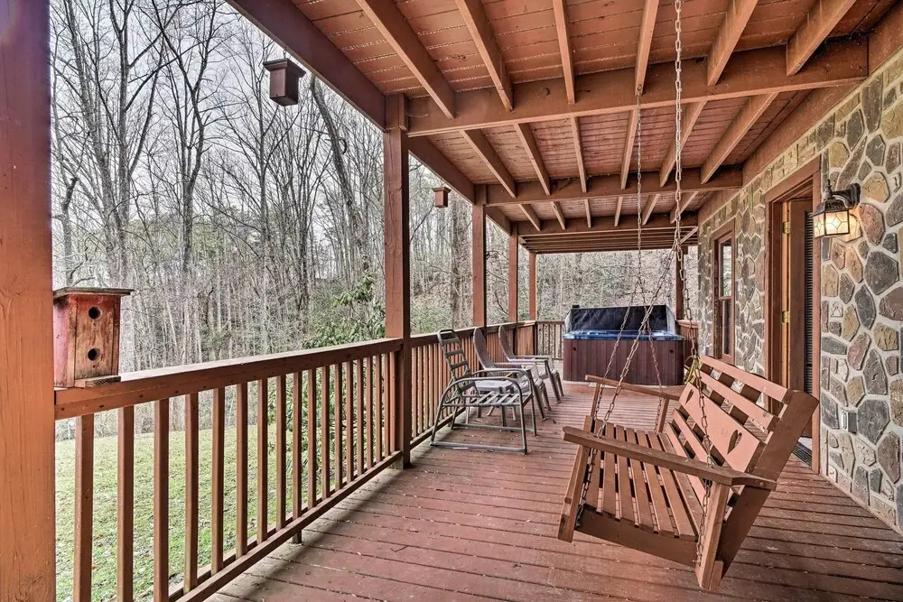 Wraparound Deck & Hot Tub: Cabin in Sevierville