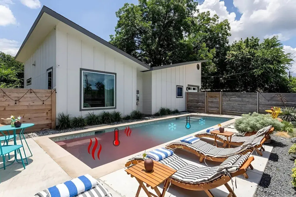 Stylish 4BR Home w Pool Hot Tub Near Downtown