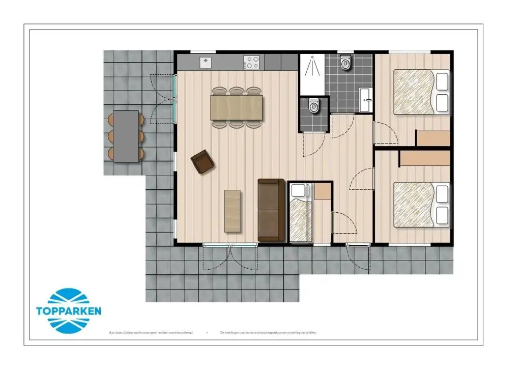3 Bedrooms Chalet