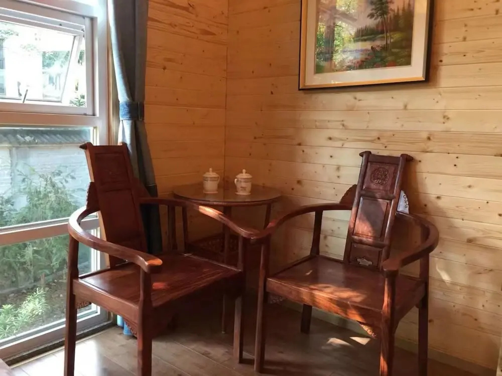 Lanrenyuanlin Hotspring Wooden House