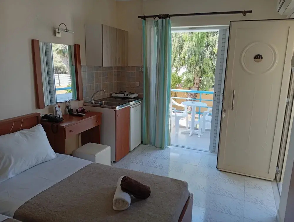Studio with balcony