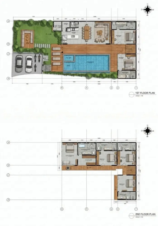 Elegant 6BR Canggu Villa, Jacuzzi, AC,