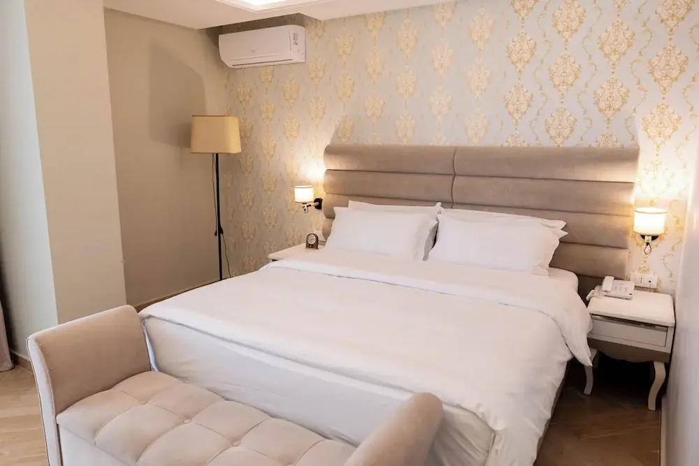 Standard Double room with balcony and with pool view (full double bed)