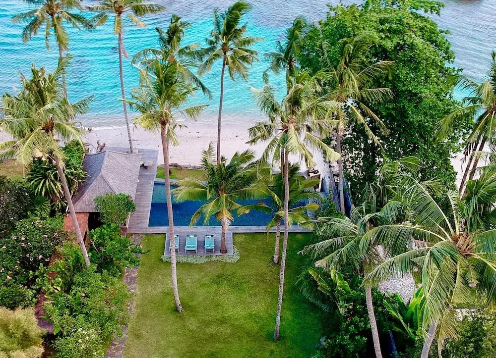 Secluded Beachfront Villa Manis, 5br, Candidasa