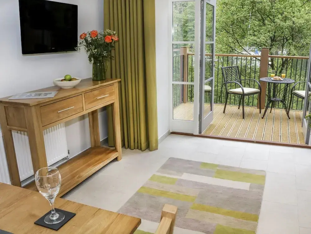 Cottage with balcony