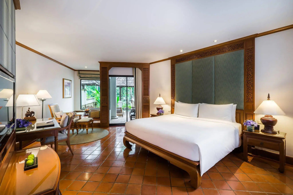 Terrace Double room with garden view (full double bed)