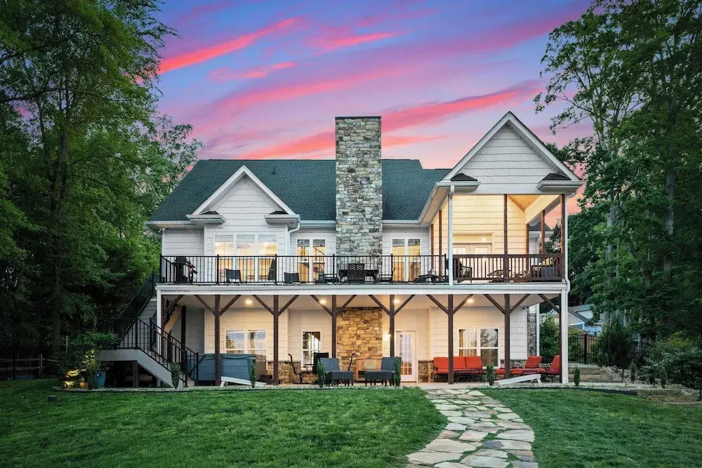 Spacious Waterfront Home on Lake Norman With Firepit, Views, and Dock Access