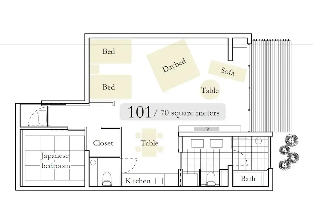 Aoi Hotel Kyoto - Chambres
