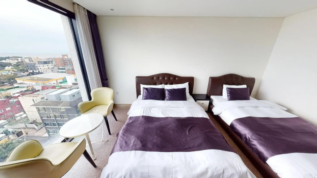 Deluxe Double room with ocean view (twin beds)