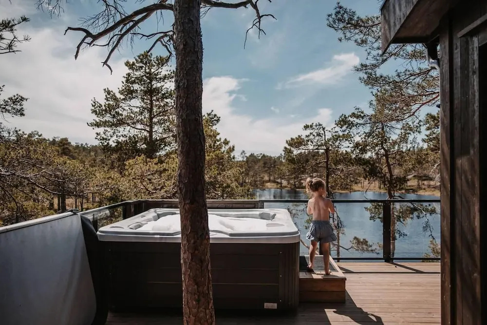 Luxurious Tree Top Cabin by the Lake