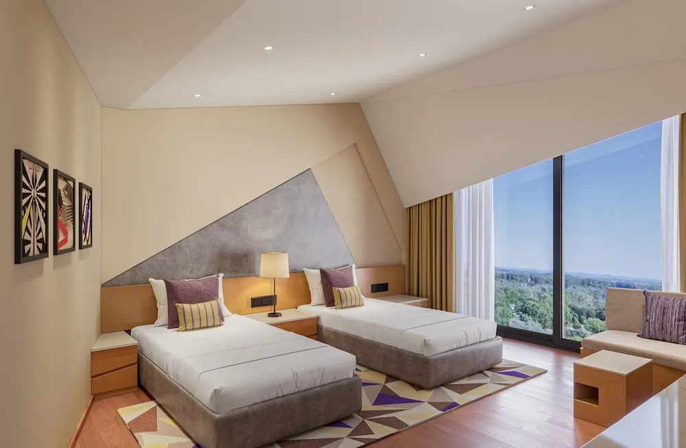 Deluxe Twin room with view (twin beds) (bed type is subject to availability)