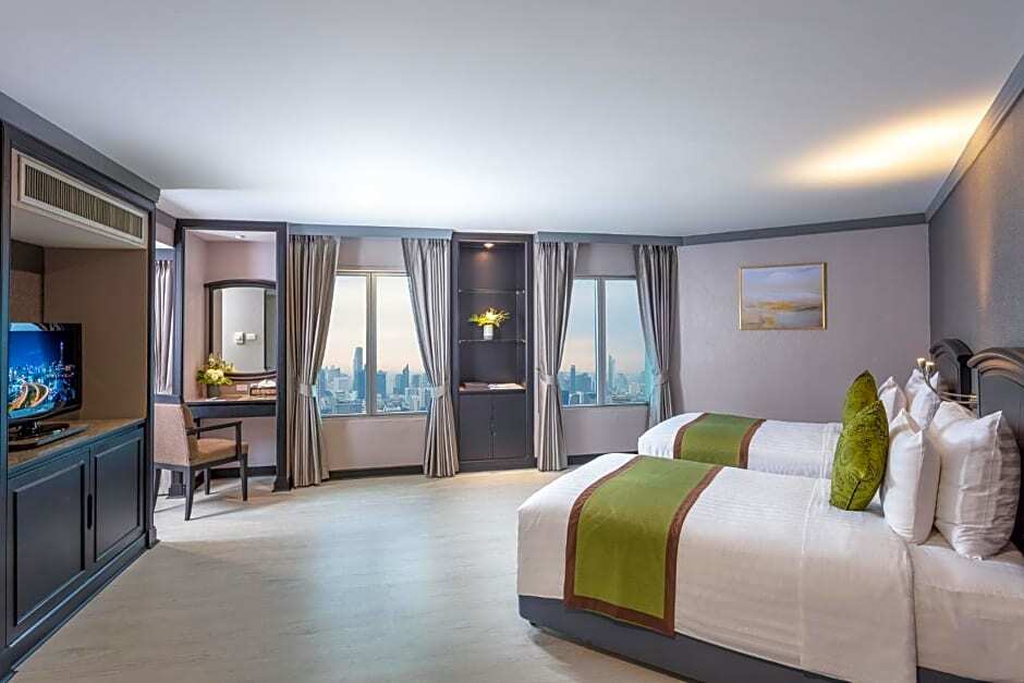 Двухместный номер Space Zone Deluxe двуспальная кровать в Baiyoke Sky Hotel