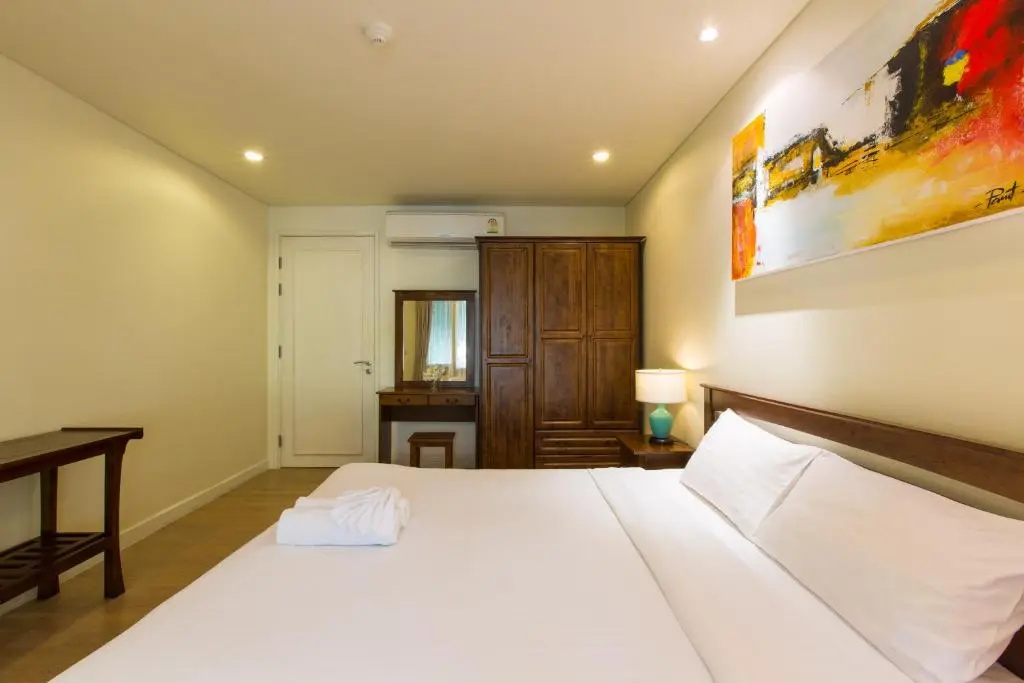 豪華雙人房，配有雙人床