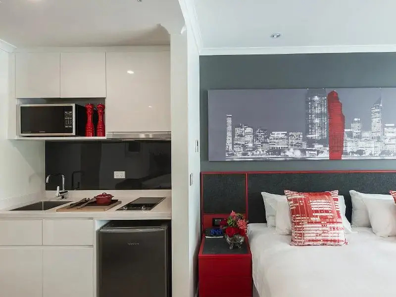 Citadines St Georges Terrace Perth - Chambres