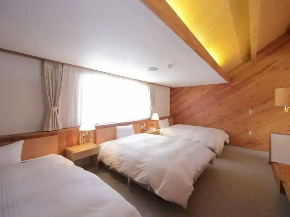 Lake Kanayama Log Hotel Larch - Chambres