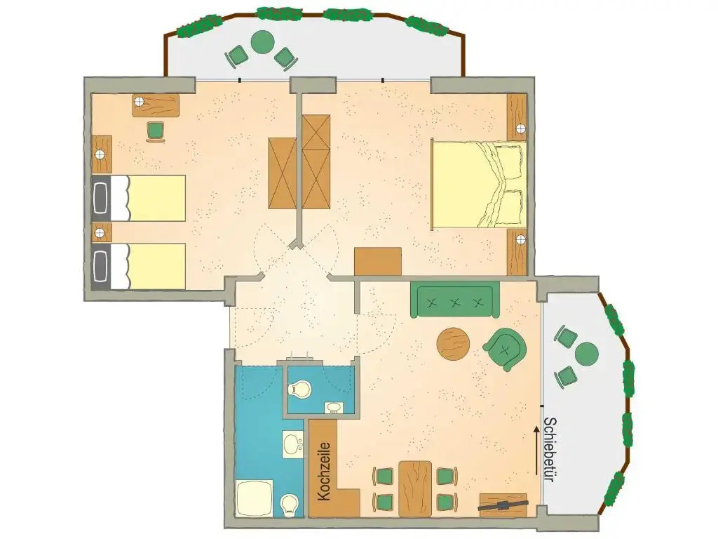 Landhotel Berghof - Chambres