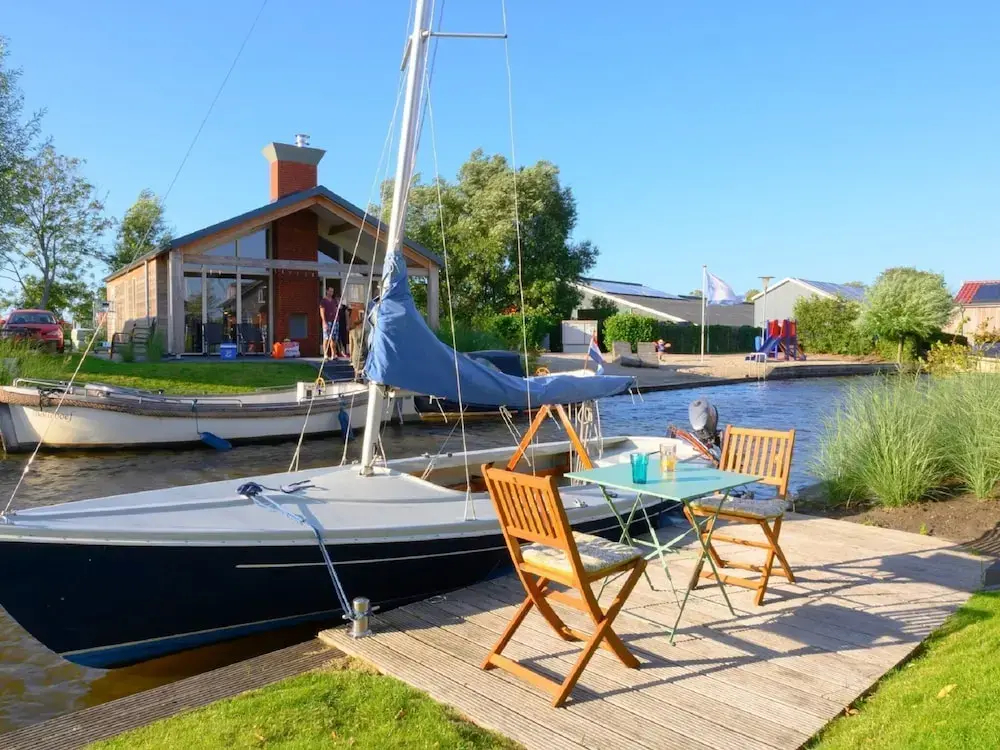 Bungalow With A Terrace Near The Sneekermeer