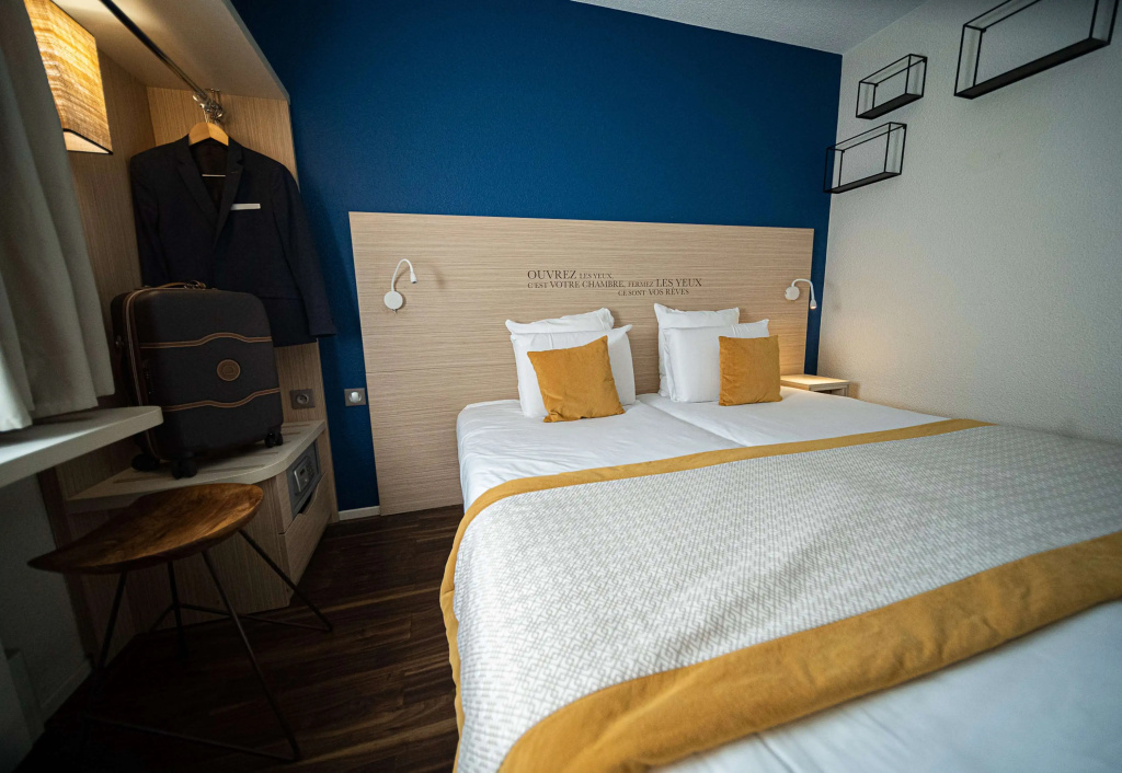 Hotel Kyriad Lyon Est - Bron Eurexpo Le Cottage - Chambres