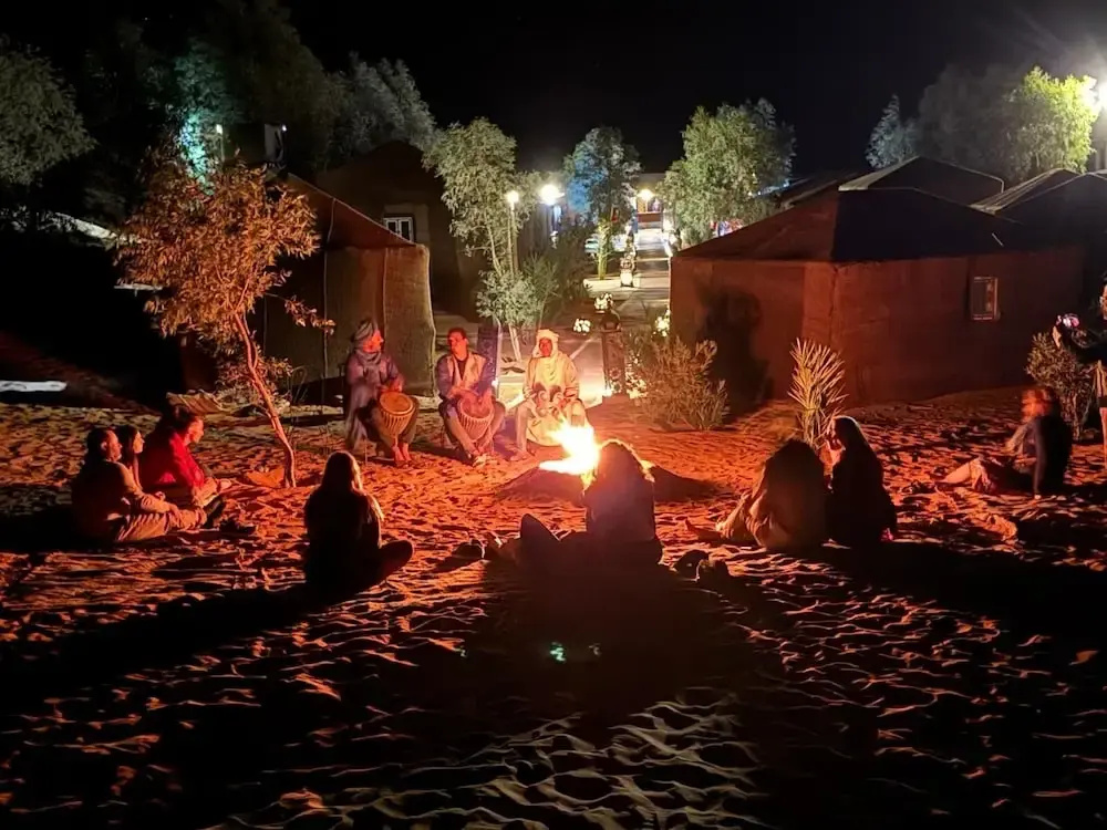 Typical Merzouga Camp