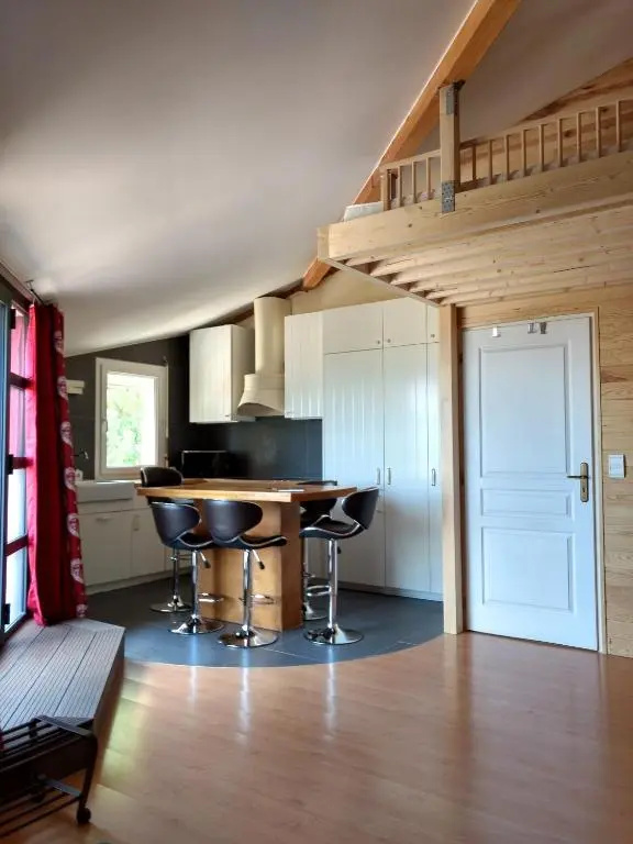 Voir la photo 3 — Chalet de TARA - Grand appartement esprit chalet - piscine chauffée - Genève