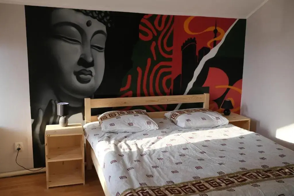 Двухместный номер Standard двуспальная кровать в Wanderlust  Riverside hostel (Вандерласт Риверсайд хостел)