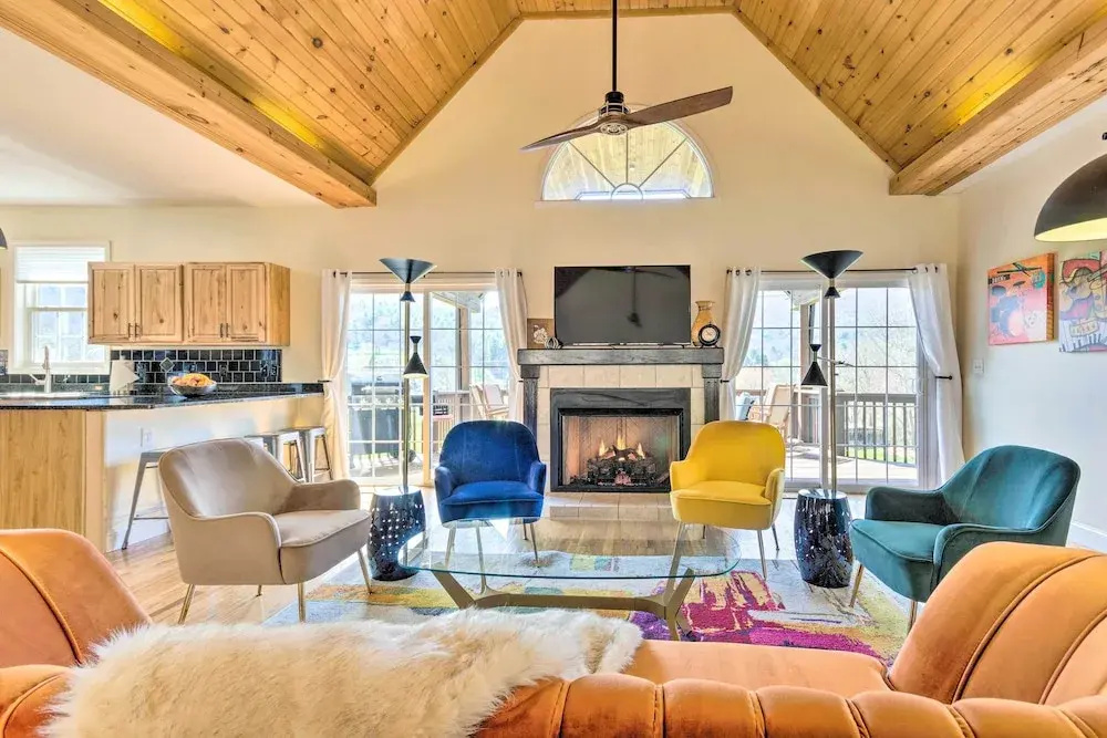 Asheville Retreat w/ Game Room & Mountain Views!