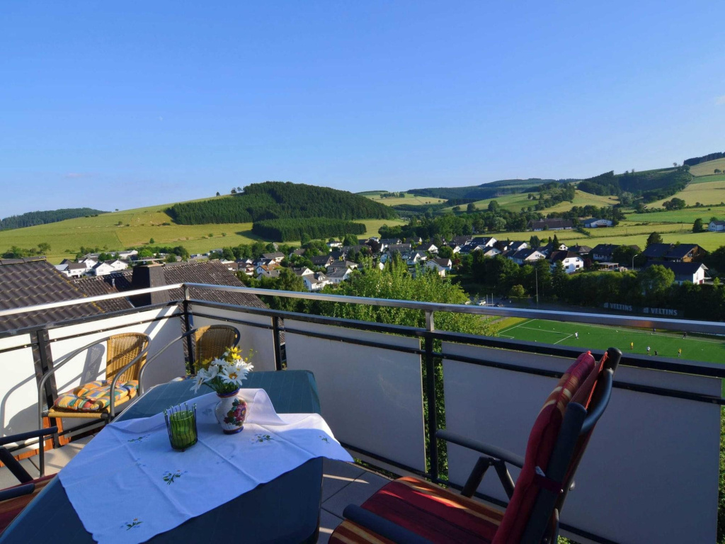 Ruhige Wohnung in Meschede im Sauerland mit Balkon