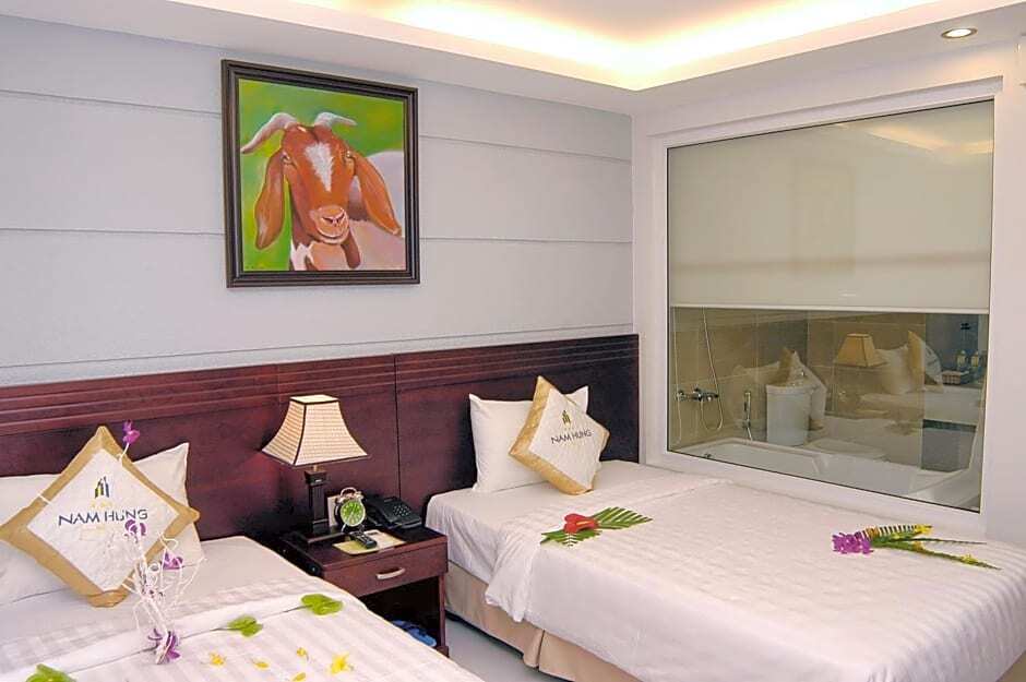 Двухместный номер Deluxe 2 отдельные кровати в Nam Hung Hotel