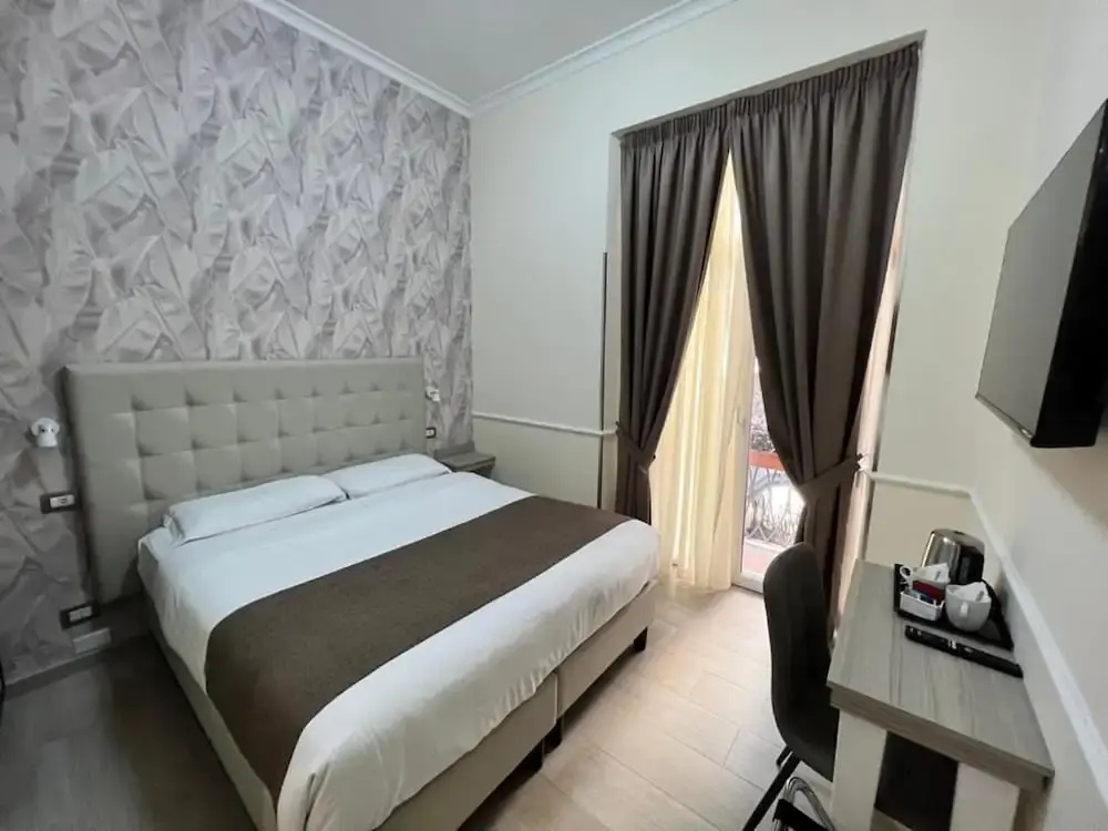 Standard Double room with balcony and with city view (full double bed)