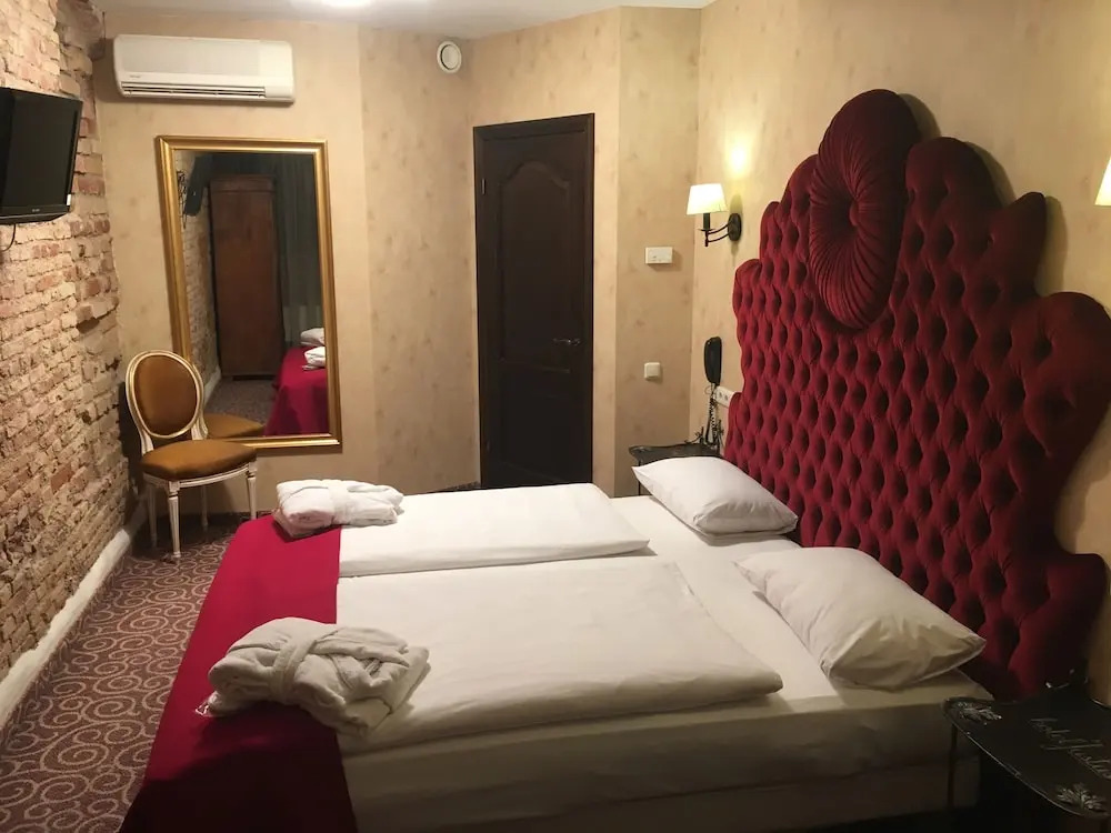 Семейный люкс односпальная кровать в Hotel Justus