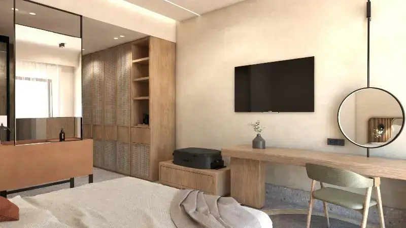 Standard Double room with balcony and with garden view (full double bed)