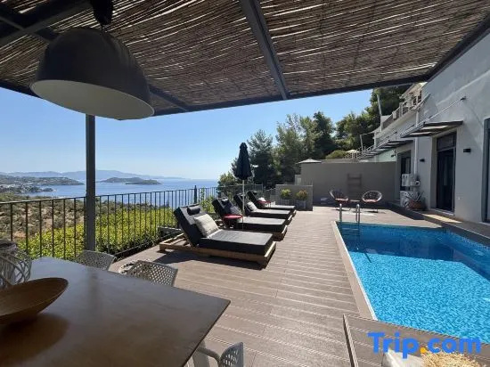 Superior 3-Bedroom Villa Cassiope with Private Pool and Breathtaking Sea Views